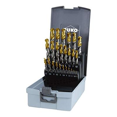 RUKO 2501215TRO N HSS-G Spiraalboorset 25-delig 1 mm, 1.5 mm, 2 mm, 2.5 mm, 3 mm, 3.5 mm, 4 mm, 4.5 mm, 5 mm, 5.5 mm, 6 mm, 6.5 mm, 7 mm, 7.5 mm, 8 mm, 8.5 mm,