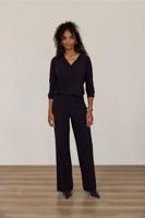 Studio Anneloes Evi Blouse 94842 T-shirt Lange Mouw 9000 Black - thumbnail