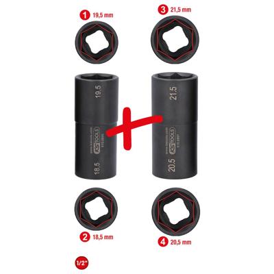 Brilliant Tools 515.0895 NEW-60809 Verwisselbare koppen