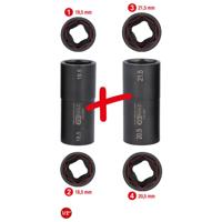 Brilliant Tools 515.0895 NEW-60809 Verwisselbare koppen - thumbnail