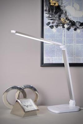 Lucide VARIO LED - Bureaulamp - LED Dimb. - CCT - 1x8W 2700K/6500K - Wit Lucide VARIO LED - Bureaulamp - LED Dimb. - CCT - 1x8W 2700K/6500K - Wit