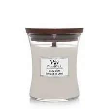 WoodWick Warm Wool Medium Candle WoodWick Warm Wool Medium Candle