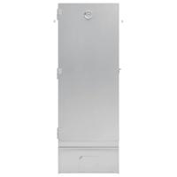 BBQ-rookoven met houtsnippers 44,5x29x110 cm staal - thumbnail