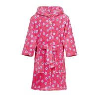 Playshoes Badjas Bloemen Meisjes Roze Maat 146/152 - thumbnail