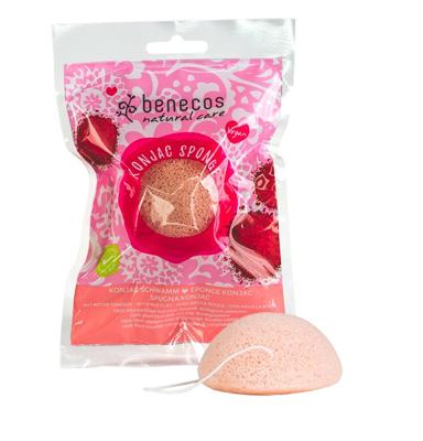Benecos natural beauty Natural konjac sponge - red clay 1 Stuks