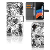 Telefoonhoesje met Naam Samsung Galaxy Xcover 6 Pro Skulls Angel - thumbnail