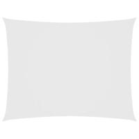 Zonnescherm rechthoekig 2,5x4 m oxford stof wit - thumbnail