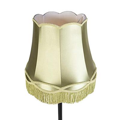 QAZQA Vloerlamp zwart met Granny kap groen - Classico QAZQA Vloerlamp zwart met Granny kap groen - Classico