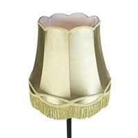 QAZQA Vloerlamp zwart met Granny kap groen - Classico - thumbnail