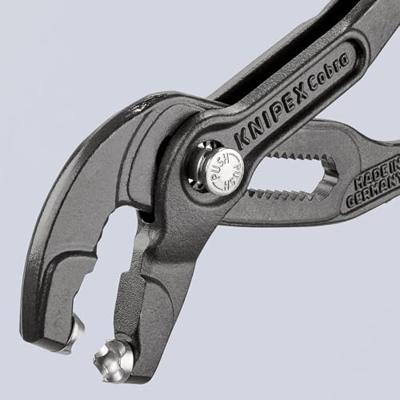 Knipex Bandveerklemtang | 180 mm Lengte | Anti-Slip | Kunststof Bekleed | Grijs Geatramenteerd - 85 51 180 A SB Knipex Bandveerklemtang | 180 mm Lengte | Anti-Slip | Kunststof Bekleed | Grijs Geatramenteerd - 85 51 180 A SB