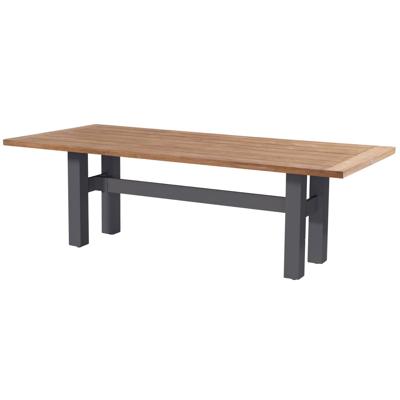 Hartman Tuintafel 'Sophie Yasmani' Teakhout, 300 x 100cm, kleur Naturel/Antraciet