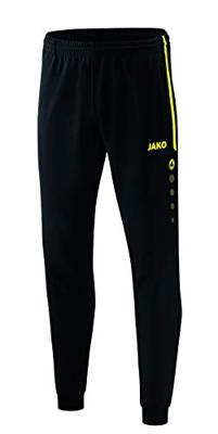 JAKO 9218K Polyesterbroek Competition 2.0 Kids - Zwart/Fluogeel - 152