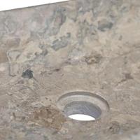 VidaXL Gootsteen 50x35x10 cm marmer grijs - thumbnail