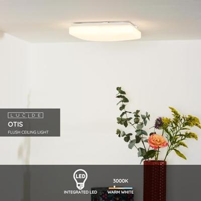Lucide OTIS - Plafonnière - LED - 1x20W 3000K - Opaal