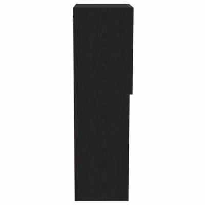 Tv-meubelset Zwart Eiken 40,5 x 30 x 102 cm Bewerkt hout