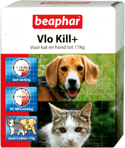 Beaphar Vlo Kill (tot 11 kg) kat en hond 24 tabletten Beaphar Vlo Kill (tot 11 kg) kat en hond 24 tabletten