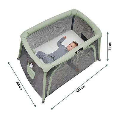 Babymoov Moov en Comfy 3-in-1 reiswieg - Vanaf geboorte tot 4 jaar - Grote wieg Extra bed & Speelhoek