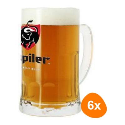 Jupiler - Bierpul 500ml - 6 stuks