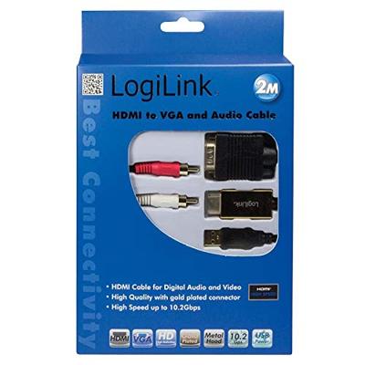 LogiLink CV0052A video kabel adapter HDMI naar VGA/audio