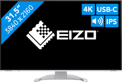 EIZO EV3240X-WT FlexScan 4K USB-C monitor wit EIZO EV3240X-WT FlexScan 4K USB-C monitor wit