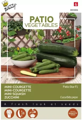 Patio courgette patio star f1 6zdn