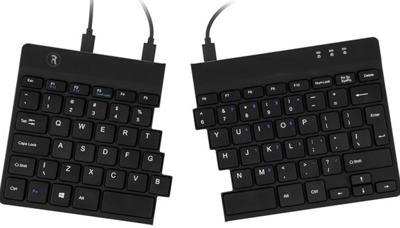 R-GO Tools Split Toetsenbord USB QWERTY, Engels Zwart Ergonomisch