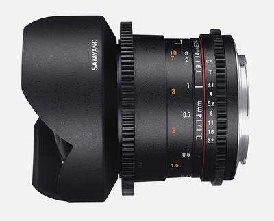 Samyang 14mm T3.1 II VDSLR Canon M