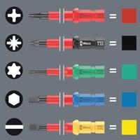 Wera 05006611001 Bitschroevendraaier VDE 17-delig Kruiskop Phillips, Kruiskop Pozidriv, Torx, Plat - thumbnail