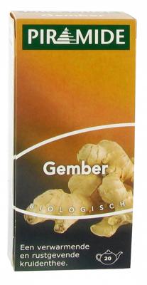 Gember thee eko bio 20 Zakjes Gember thee eko bio 20 Zakjes