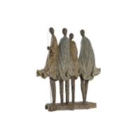 Decoratieve figuren DKD Home Decor Afrikaanse Hars Multicolour (33,5 x 14,5 x 41 cm) - thumbnail
