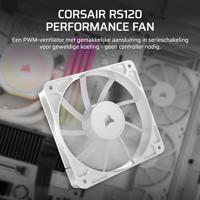 Corsair CO-9050192-WW PC-ventilator Wit (b x h x d) 120 x 25 x 120 mm - thumbnail