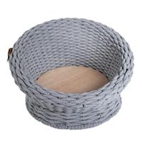 Duvo+ oyster sofa in katoentouw grijs 49x49x28cm - thumbnail