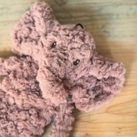 My Dog olifant pluche roze - thumbnail