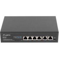 Lanberg Switch PoE+ Rack 10"/19" RSFE-4P-2FE-60 - thumbnail