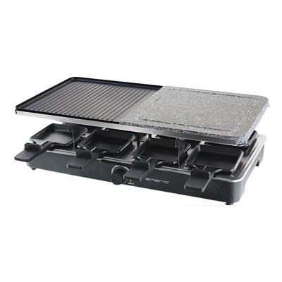 Emerio RG-110035 Raclette + 8 Pannetjes Zwart