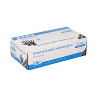 Handschoen CMT XL soft nitril zwart 100 stuks - thumbnail