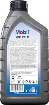 Motoroliecontainer - MOBIL - M-GARDEN 4T SAE30 - 1 L - 4 seizoenen