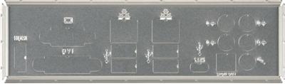 Supermicro MCP-260-00097-0N - I/O-schild - Metallic - Supermicro X11SAT - FCC - REACH - Supermicro