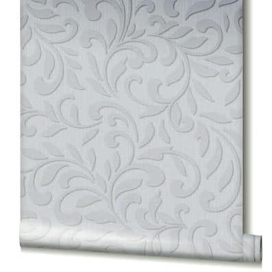 Novamur Jackie Behang met klassieke ornamenten-bladeren print - 6829-40