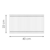 Papieren Gevouwen Lampenkap - Cilindrisch - White - ø40 x 22 cm - E27 fitting - Voor Staande Lamp - Ontworpen voor woonkamer en eetkamer - thumbnail