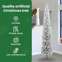 VidaXL Kunstkerstboom groen 300 cm pvc en staal en kunststof - thumbnail