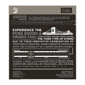 D'Addario ENR70 half rounds snarenset voor elektrische basgitaar