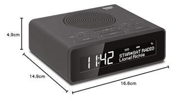 TechniSat DigitRadio 51 Wekkerradio DAB+, VHF (FM) AUX Antraciet