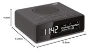 TechniSat DigitRadio 51 Wekkerradio DAB+, VHF (FM) AUX Antraciet - thumbnail