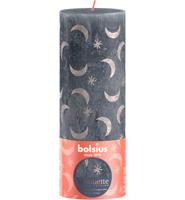 Bolsius silhouette rustiekkaars 190/68 slate blue - thumbnail