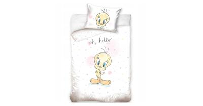 Looney Tunes Tweety Dekbedovertrek Oh Hello - 100 x 135 cm - Katoen