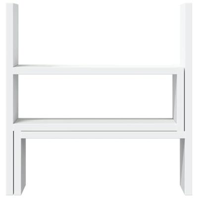 VidaXL Bureau organiser 40x17x41 cm bewerkt hout wit