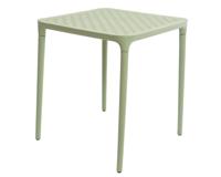 Tafel Porto kunststof 65x65cm groen - thumbnail