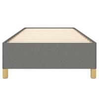 Bedframe stof donkergrijs 80x200 cm - thumbnail