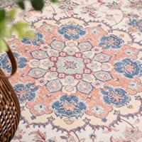 Heritaged Buitenkleed ovaal Vintage - Valenca Nova crème|rood - - thumbnail